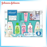 JOHNSONS BABY SHOWER GIFT SET GENTLY HAPPINESS 8PC